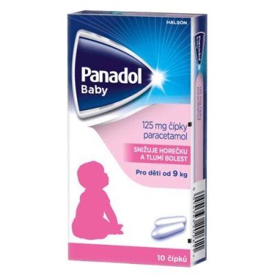 PANADOL BABY 125MG SUP 10