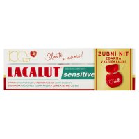 Lacalut Sensitive zubní pasta 75ml+dentální niť Lacalut Sensitive zubní pasta 75ml+dentální niť