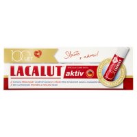 Lacalut Aktiv zubní pasta 75ml+balzám na rty 4.8g Lacalut Aktiv zubní pasta 75ml+balzám na rty 4.8g