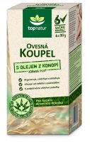 Topnatur Ovesná koupel s olejem z konopí 6x30 g