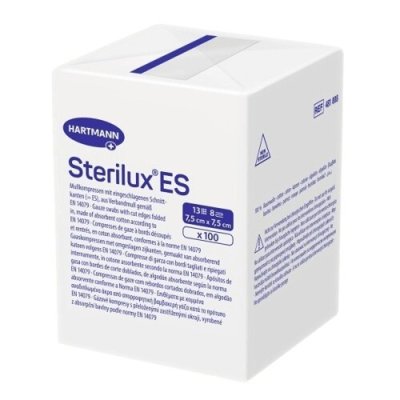 Hartmann SteriluxES Gáza kompr.nest.7.5x7.5cm100ks