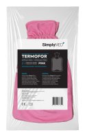 SimplyMed Termofor s fleesovým obalem Pink 2L