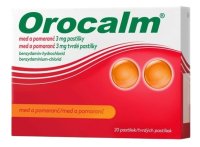 OROCALM MED A POMERANČ 3MG PAS 20 OROCALM MED A POMERANČ 3MG PAS 20