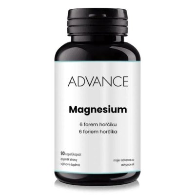 ADVANCE Magnesium 6 forem hořčíku cps.90