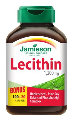 Jamieson Lecitin 1200 mg 120 kapslí Jamieson Lecitin 1200 mg 120 kapslí