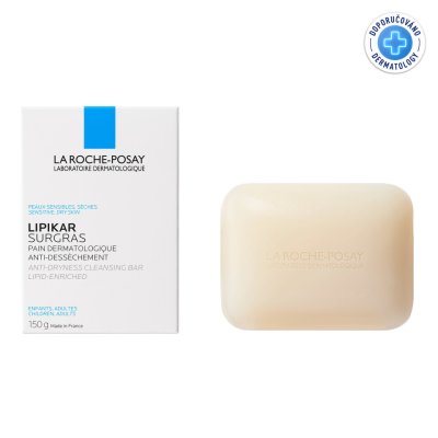 La Roche-Posay Lipikar Sugras fyziologické mýdlo 150 g