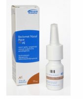 BECLOMET NASAL AQUA 50MCG/DÁV nosní podání SPR SUS 1X23ML/200DÁV