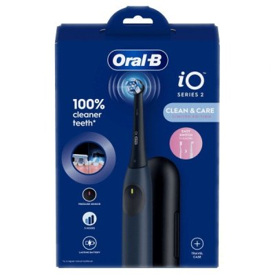 Oral-B iO Series 2 Ocean Blue el.kart.+c.pouz.Xmas