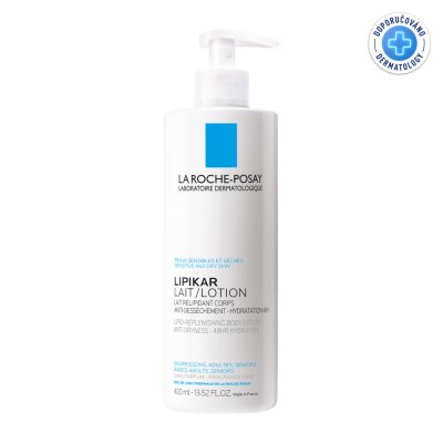 La Roche-Posay 48H Lipikar Lait Relipidační tělové mléko pro suchou pokožku 400ml