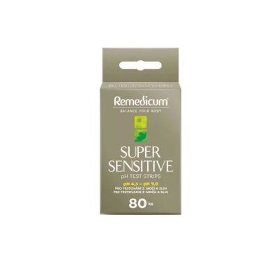 Remedicum SUPER SENSITIVE pH testovací proužky 80 ks