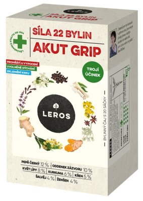 LEROS Síla 22 bylin akut grip 20x2.5g