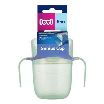LOVI Hrneček tréninkový GENIUS 150ml Pistachio 6m+