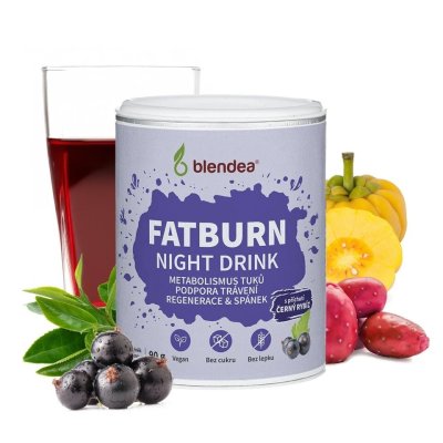 Blendea Fatburn Night Drink černý rybíz 90g