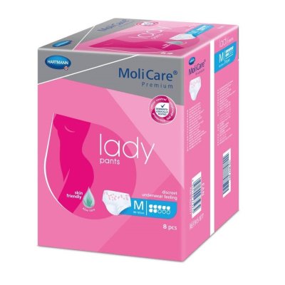 MoliCare Lady Pants 7 kapek vel. M inkontinenční kalhotky 8 ks