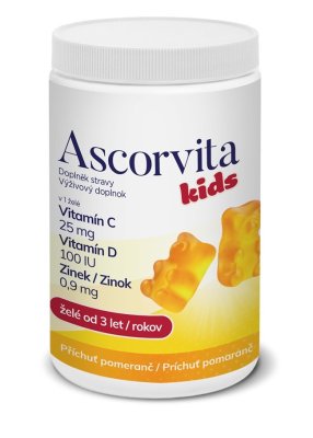 Ascorvita Kids želé medvídci 60ks