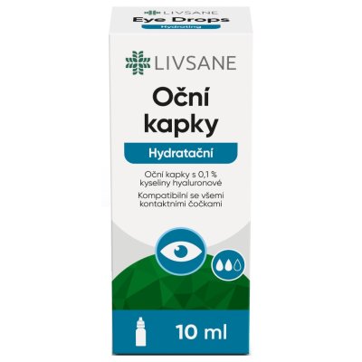 LIVSANE Oční kapky hydratační 10ml