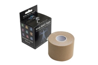 KineMAX Classic kinesiology tape 5 cm x 5 m tejpovací páska béžová