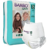 BAMBO NATURE PANTS 8 KALHOTKY ABSORPČNÍ DĚTSKÉ, NAVLÉKACÍ, 19+KG, 16KS