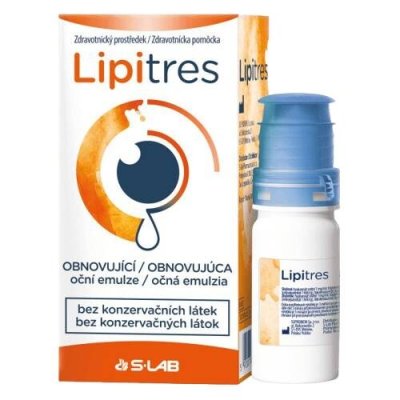 Lipitres obnovující oční emulze 10ml