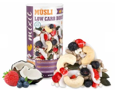 Mixit Müsli low carb Borůvka 400g