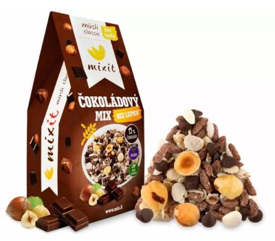 Mixit Müsli classic Čokoládový mix bez lepku 430g