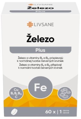 LIVSANE Železo Plus tbl.60