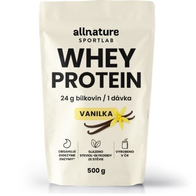 Allnature Sportlab WHEY Protein vanilka 500g