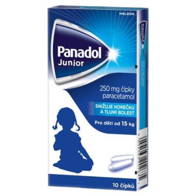 PANADOL JUNIOR 250MG SUP 10