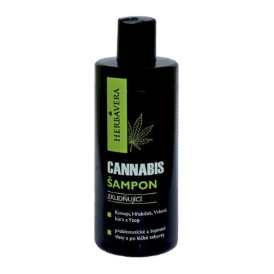 Šampon Cannabis zklidňující HERBAVERA 300ml