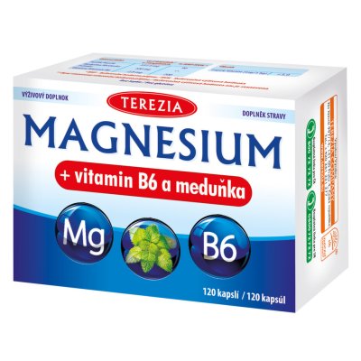 TEREZIA Magnesium+vitamin B6 a meduňka cps.120