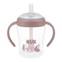 NUK Perf.Match láhev na učen.s brčk.BEAR 150ml 8+m