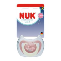 NUK First Choice Night dudlík 6-18m 1ks mix barev