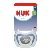 NUK First Choice Night dudlík 18-36m 1ks mix barev