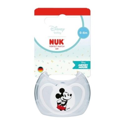 NUK Perf.M.AIR dudlík Mickey 0-6m 1ks mix barev