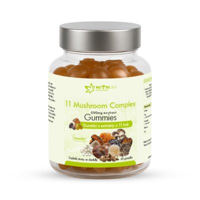 11 Mushroom Complex 500mg gummies 60ks