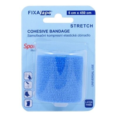 FIXAtape STRETCH samofix.ob.5x450cm blister blue