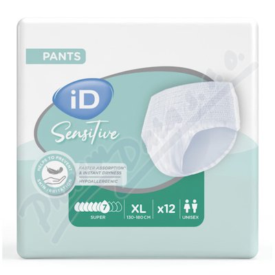 ID PANTS X-LARGE SUPER N9 KALHOTKY ABSORPČNÍ NAVLÉKACÍ, BOKY 130-170CM,2 090