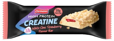 Ehrmann High Protein Creatine Bar 60 g white choco strawberry