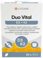 LIVSANE Duo Vital D3+K2 tob.30