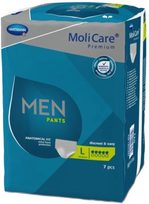 KALHOTKY NAVLÉKACÍ MOLICARE MEN PANTS 5 KAPEK L BOKY 100-150CM,1001ML,7KS