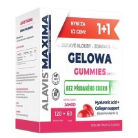 ALAVIS MAXIMA Gelowa Gummies jahoda tbl.120+cps.60