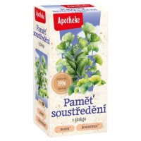 Apotheke Paměť soustředění s ginkgo čaj 20x1.5g