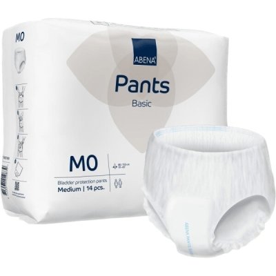 ABENA PANTS BASIC M0 KALHOTKY ABSORPČNÍ NAVLÉKACÍ, PRODYŠNÉ, BOKY 80-11