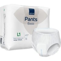 ABENA PANTS BASIC L1 KALHOTKY ABSORPČNÍ NAVLÉKACÍ, PRODYŠNÉ, BOKY 100-1