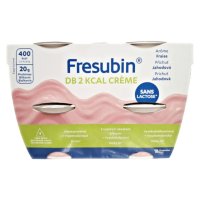 FRESUBIN DB 2 KCAL CREME PŘÍCHUŤ JAHODOVÁ POR SOL 4X200G