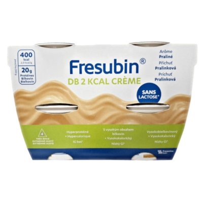 FRESUBIN DB 2 KCAL CREME PŘÍCHUŤ PRALINKOVÁ POR SOL 4X200G