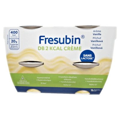 FRESUBIN DB 2 KCAL CREME PŘÍCHUŤ VANILKOVÁ POR SOL 4X200G