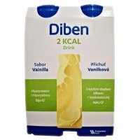 DIBEN 2 KCAL DRINK PŘÍCHUŤ VANILKOVÁ POR SOL 4X200ML