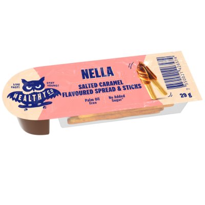 HealthyCo Nella 29 g salted caramel spread sticks