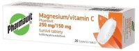 MAGNESIUM/VITAMIN C PHARMAVIT 250MG/150MG TBL EFF 20